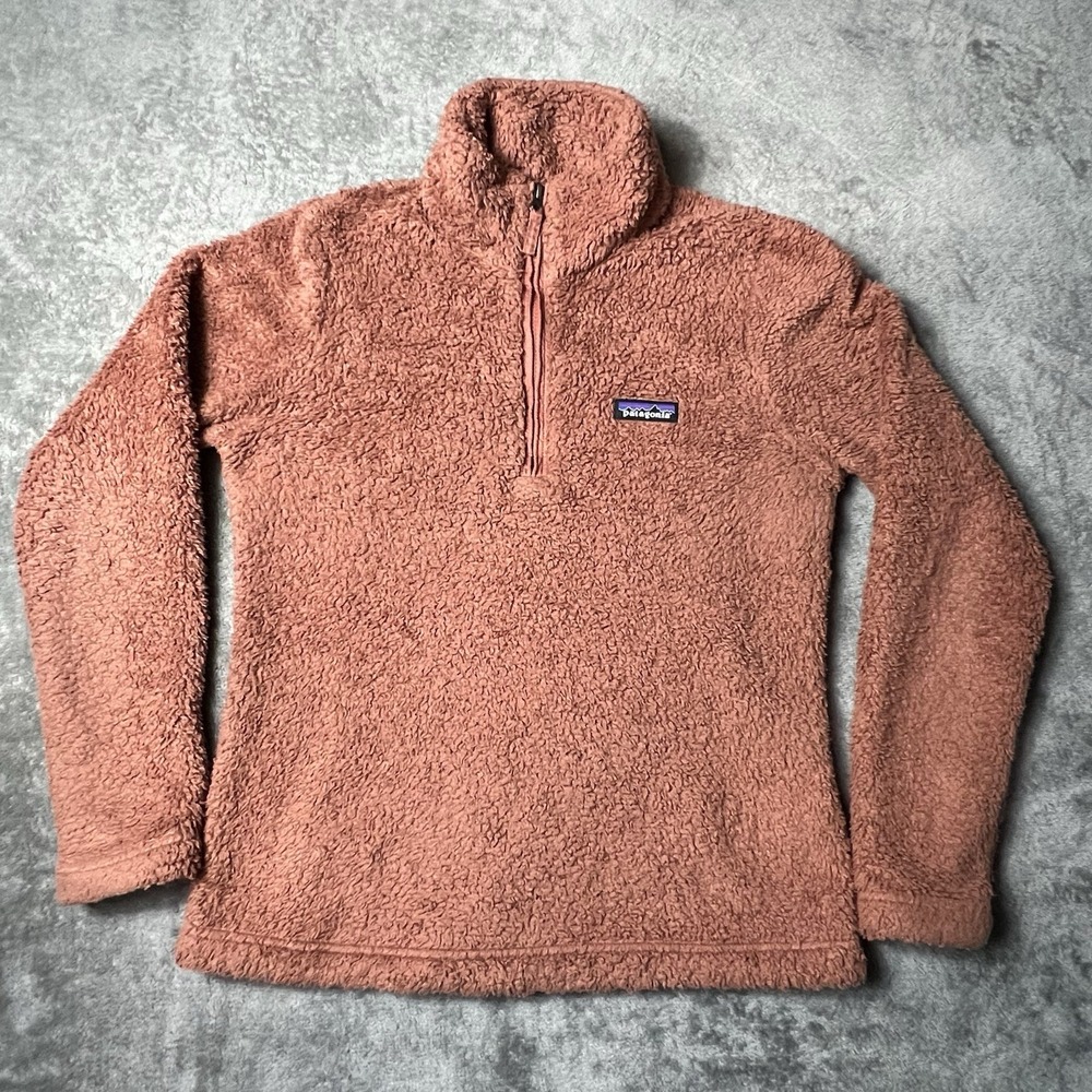 Patagonia Jacket Womens Small Sherpa Fleece Full Zip High Collar Cozy